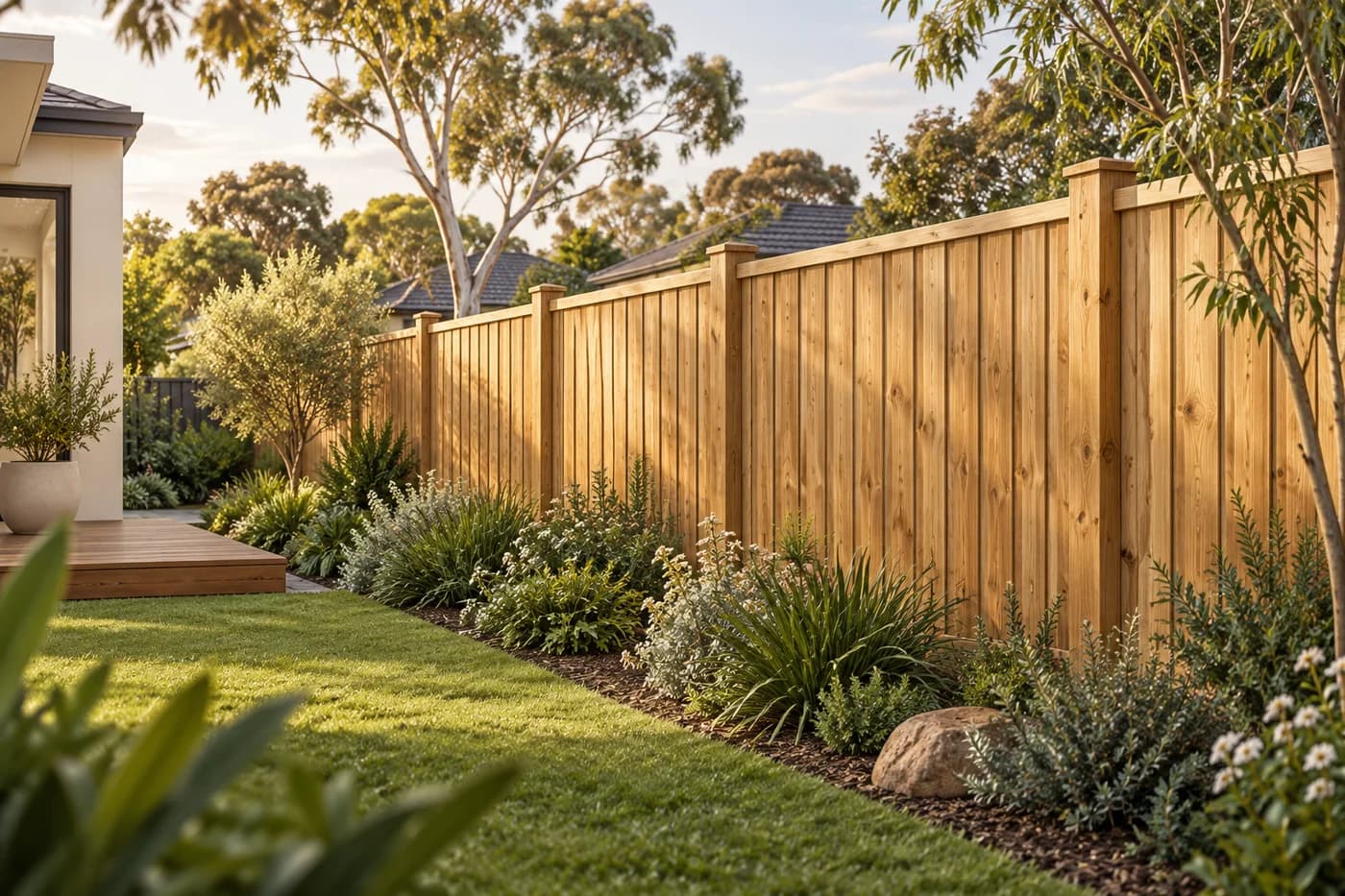 Timber fencing